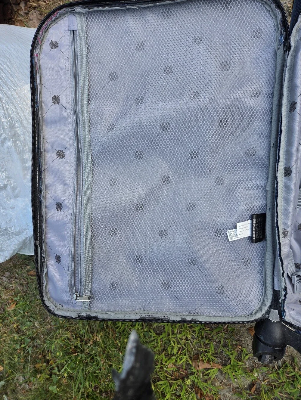 Blue Rolling Carry-On Suitcase - Men's Travel Bag